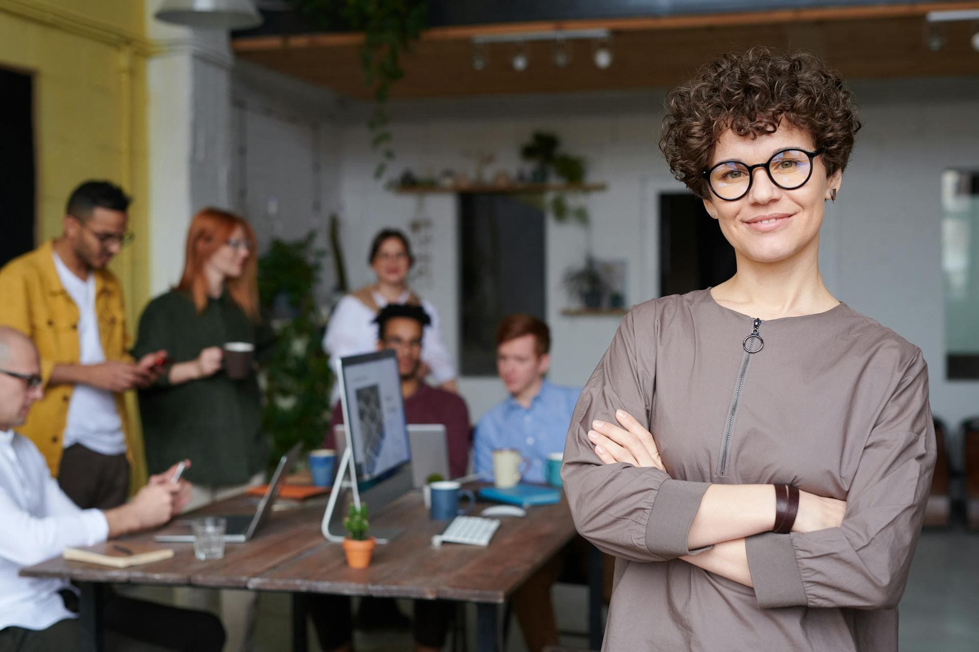 Woman at West Migration Agency